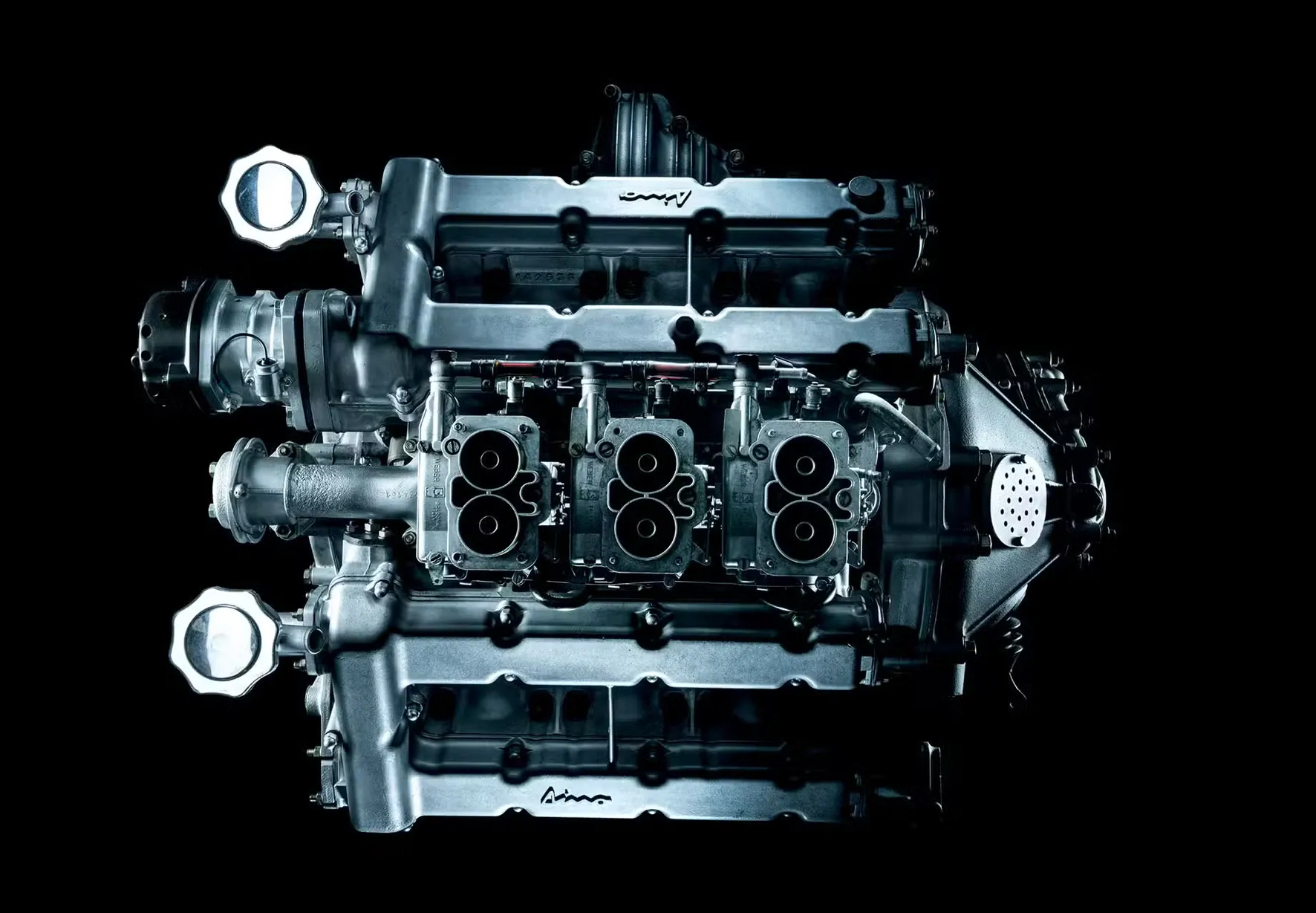 Photo of a Dino V6 engine - Credit: Carfans